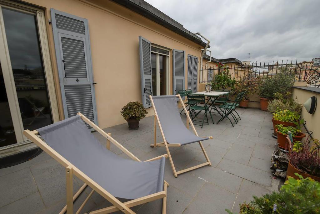 Altido Apt For 3 With Rooftop Balcony And Lovely Cityview Genua Zewnętrze zdjęcie